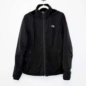 The North Face Shelbe Raschele Fleece Windwall Soft Shell Black Jacket Women’s L
